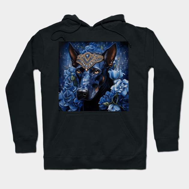 Jeweled Doberman Hoodie by Enchanted Reverie